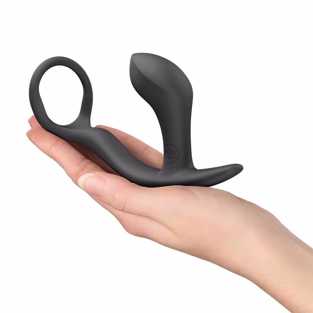 Анальна пробка з ерекційним кільцем Fun Factory BOOTIE RING Black — фото 7