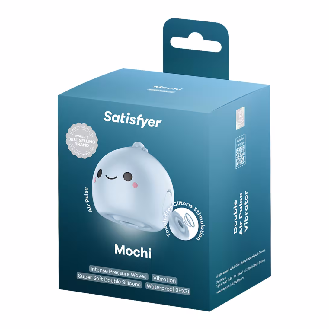 Вакуумний кліторальний стимулятор Satisfyer Mochi Frost Blue — фото 5