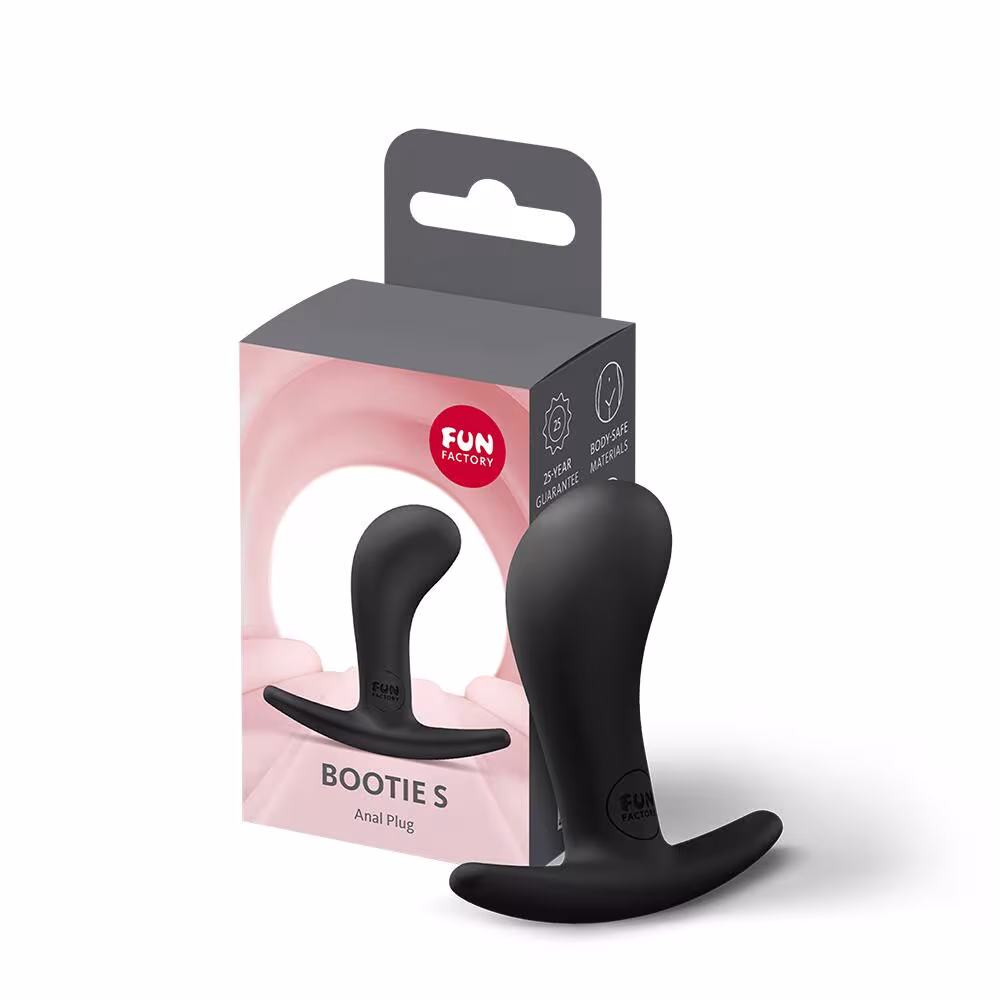 Анальна пробка Fun Factory BOOTIE S Black, діаметр 2,8 см, тонкий обмежувач — фото 3
