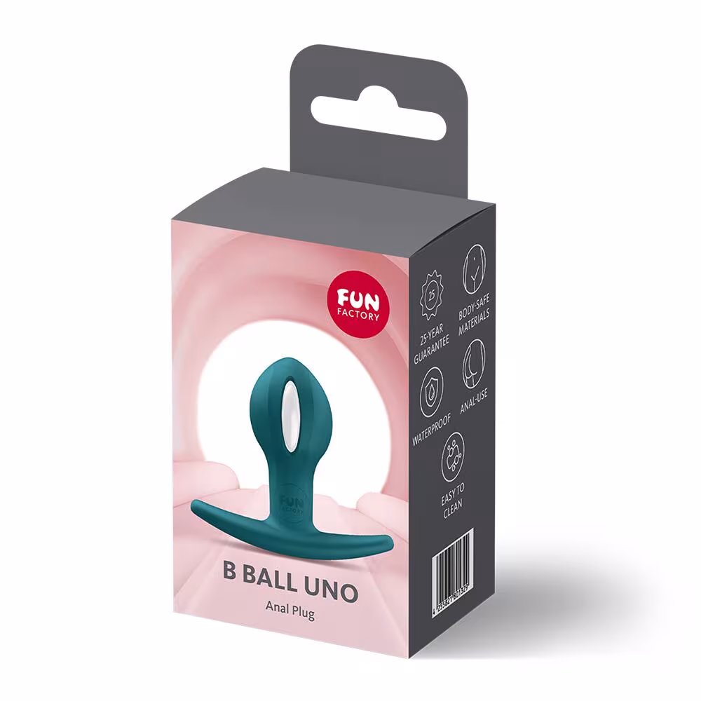 Анальна пробка Fun Factory B BALLS UNO Bottle Green — фото 7