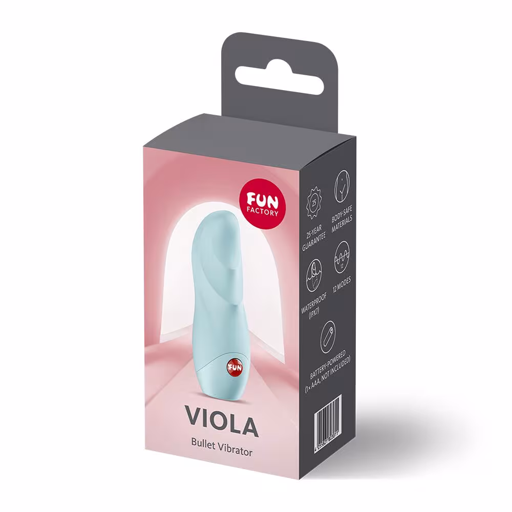 Вібратор Fun Factory Viola Ice Blue — фото 7