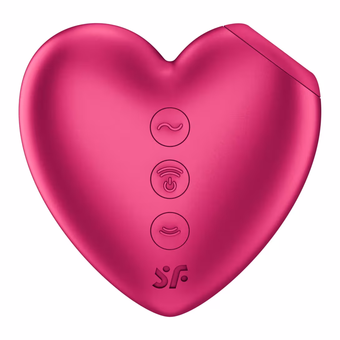Вакуумний стимулятор-серце з вібрацією Satisfyer Cutie Heart Battery Series (м'яте паковання!!!) — фото 4