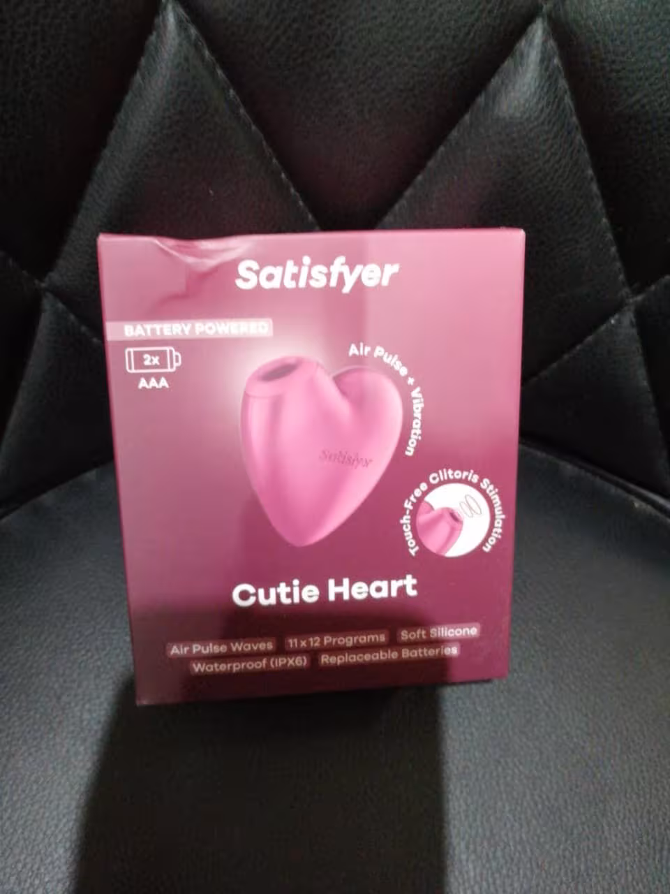 Вакуумний стимулятор-серце з вібрацією Satisfyer Cutie Heart Battery Series (м'яте паковання!!!) — фото 2
