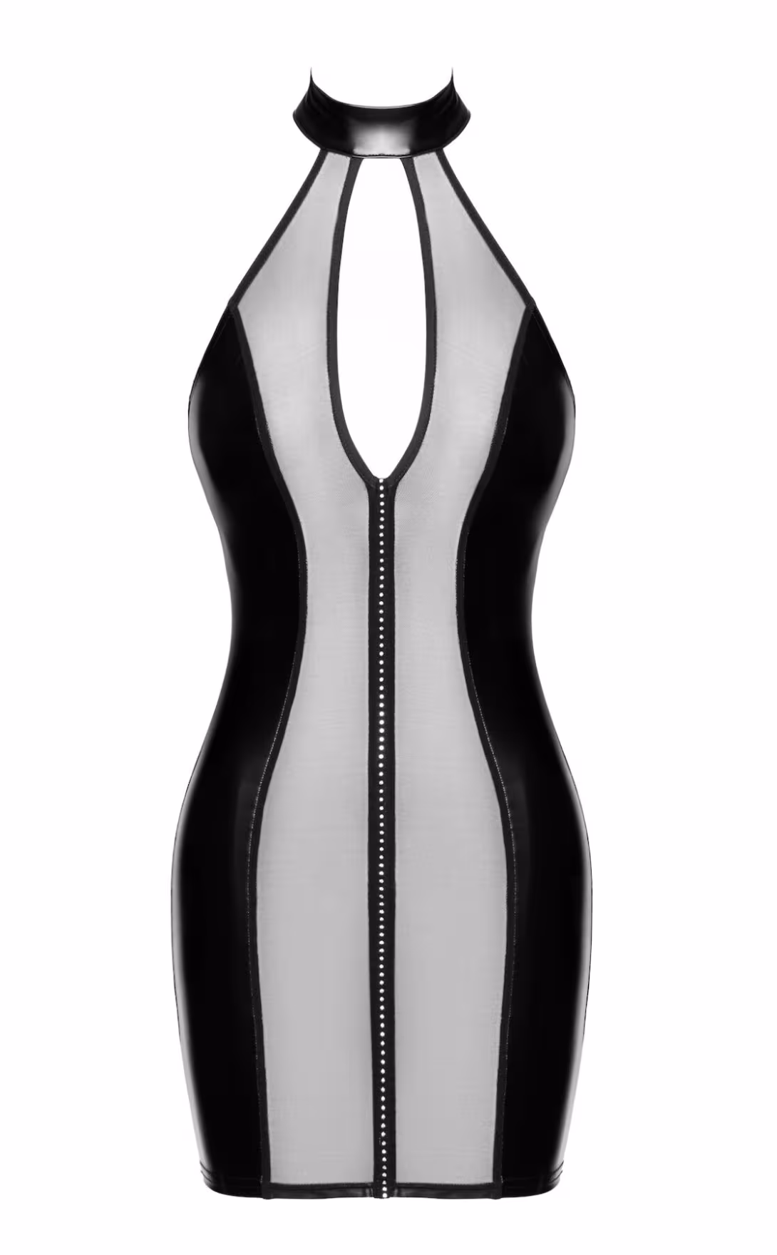 Сукня Noir Handmade F370 Luxuria Crystal Sheer Mini Dress XS — фото 6
