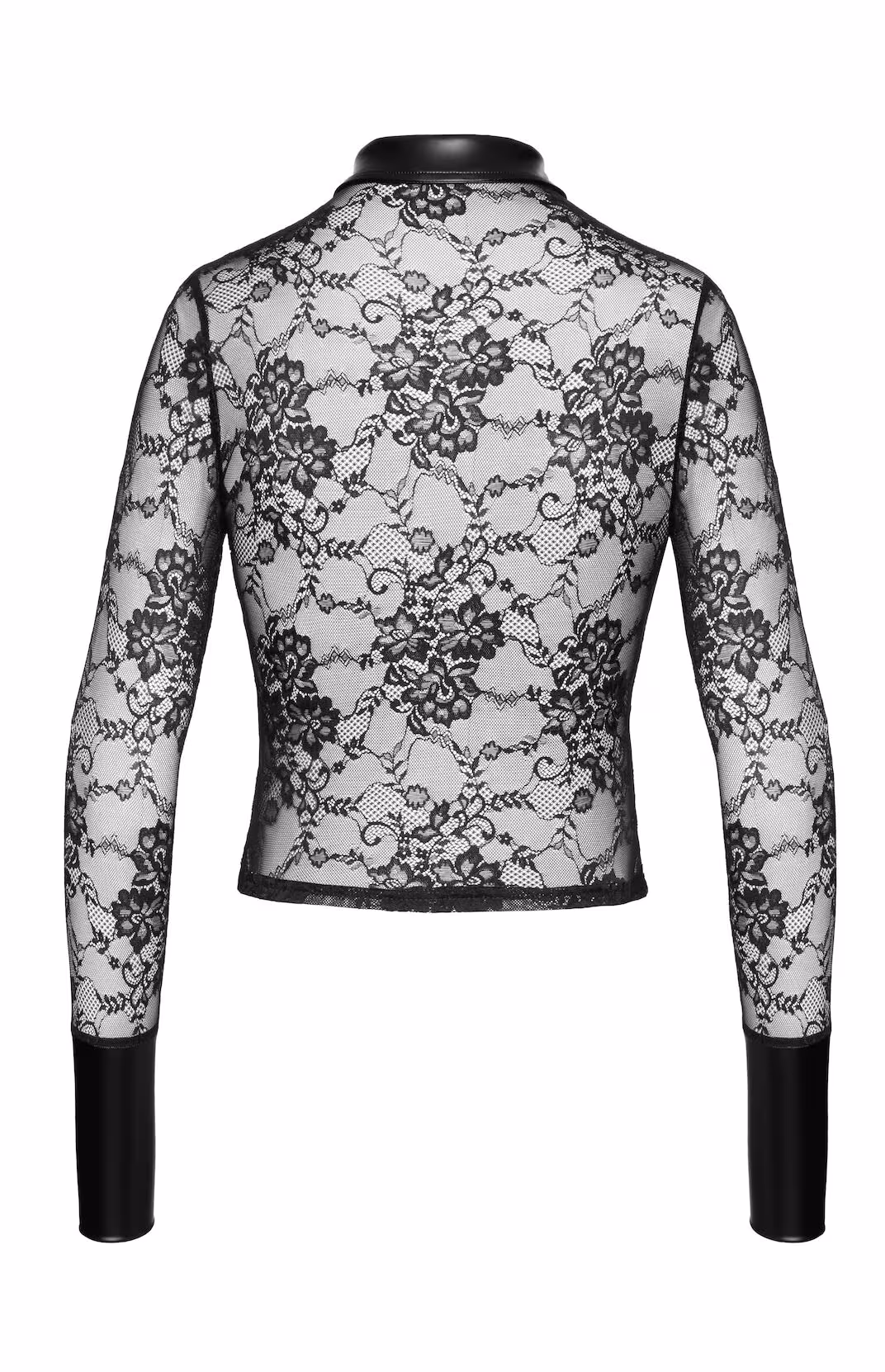 Блуза Noir Handmade F377 Noirelle Lace Button-up Shirt XL — фото 6