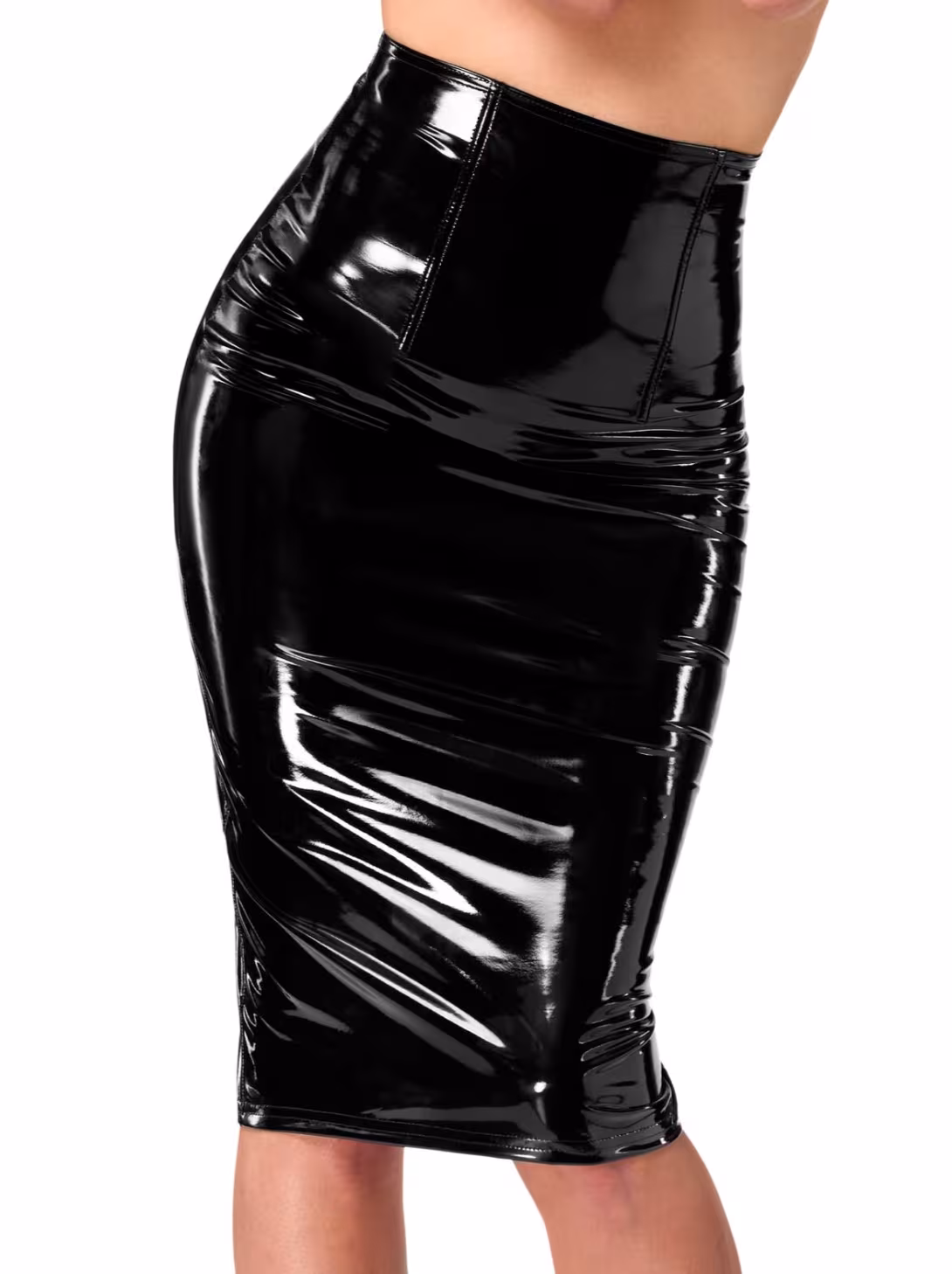 Спідниця Noir Handmade F378 Dominae Column PVC pencil skirt XL — фото 4