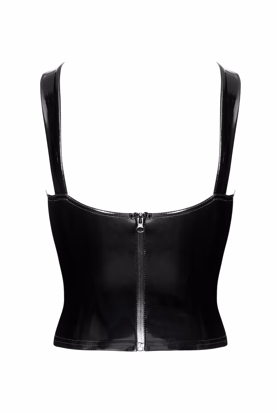Корсет Noir Handmade F379 Dominae Frontbind PVC Corset Top L — фото 7