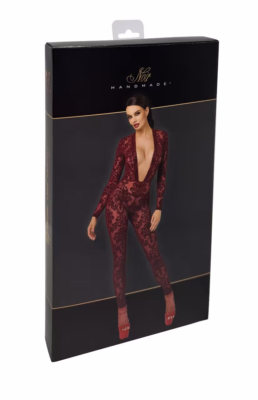 Бодістокінг Noir Handmade F382 Kink Royal Catsuit XL — фото 8