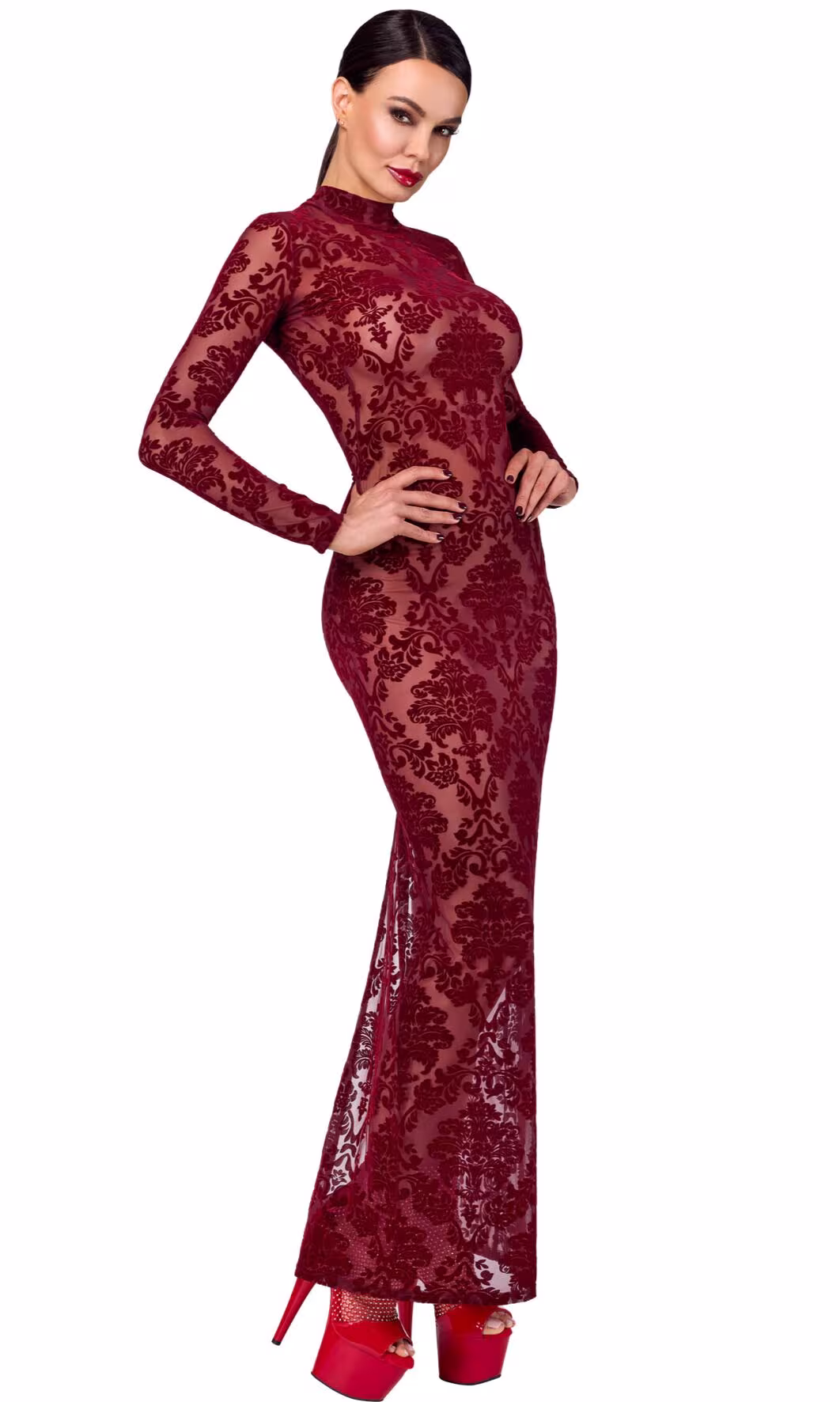 Сукня Noir Handmade F383 Kink Royal gown/long dress S — фото 3