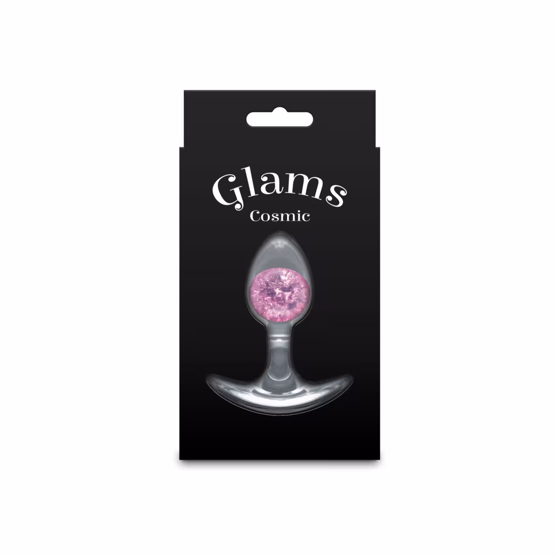 Анальна пробка NS Novelties Cosmic Glams - Small - Pink — фото 4