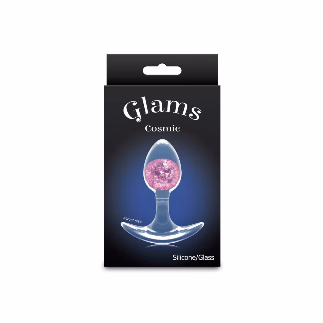 Анальна пробка NS Novelties Cosmic Glams - Small - Pink — фото 3