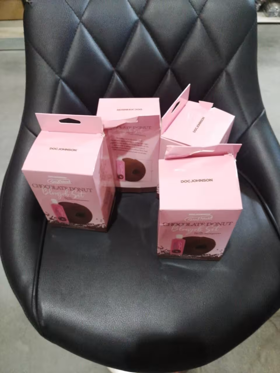 Набір для мінету Doc Johnson GoodHead Chocolate Donut Blowjob Set (м'яте паковання!!!) — фото 2